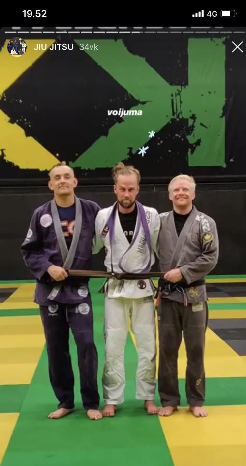 Brown belt · June 8, 2019 · Promoted by Tuomas Tammilehto