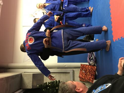 Brown belt · December 14, 2018 · Promoted by Delcio Pereira