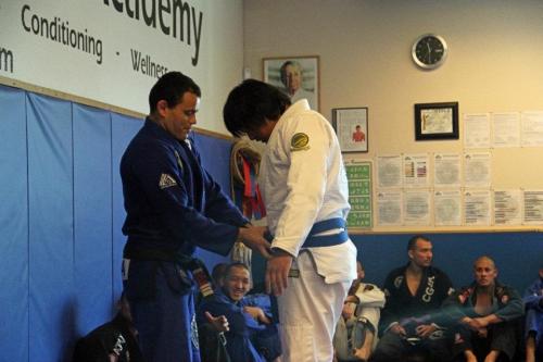 Blue belt · May 5, 2012 · Promoted by Crosley Gracie