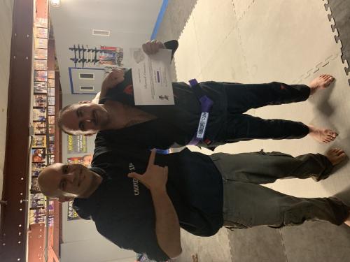 Purple belt · January 31, 2020 · Promoted by Shane Weinischke