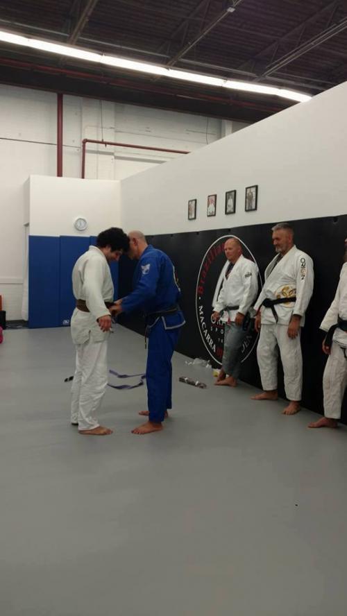 Brown belt · August 26, 2017 · Promoted by Brad Wolfson