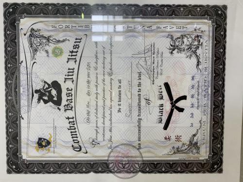 Black belt · May 5, 2019 · Promoted by Christopher Haueter