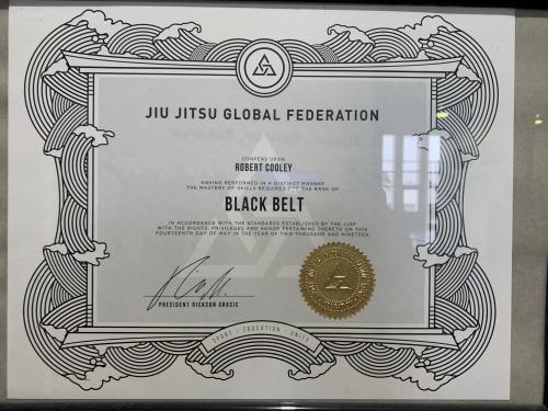 Black belt · May 5, 2019 · Promoted by Christopher Haueter