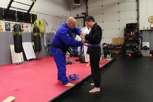 Purple belt · November 6, 2018 · Promoted by Dan Moroney