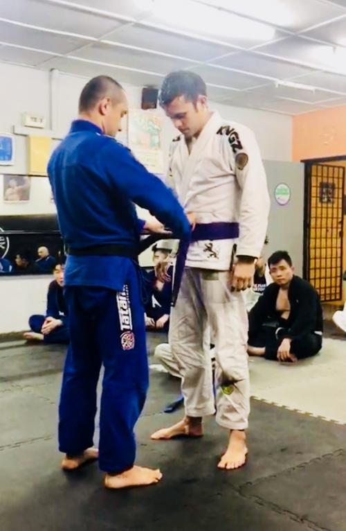 Purple belt · May 31, 2018 · Promoted by Seyed Ali Ramezani Bayani