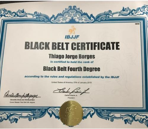 Black belt · December 4, 2004 · Promoted by Huanderson Pavao