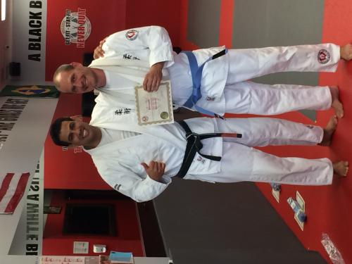 Blue belt · November 14, 2015 · Promoted by Wald Bloise