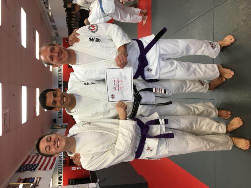 Purple belt · December 11, 2017 · Promoted by Wald Bloise