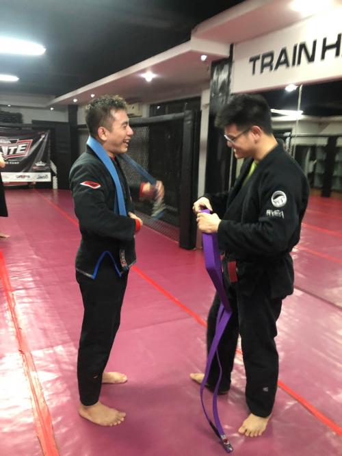 Purple belt · November 19, 2018 · Promoted by Leo Krishna