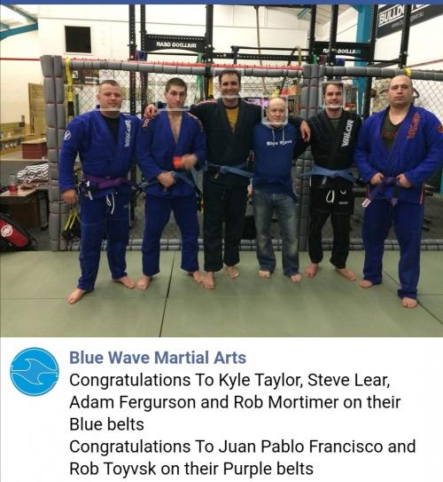 Blue belt · January 4, 2015 · Promoted by Lee Catling