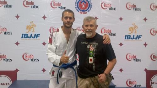 With Ken Hudson at the 2012 Atlanta IBJJF.