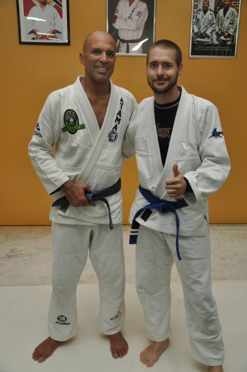 With Royce Gracie in 2013.