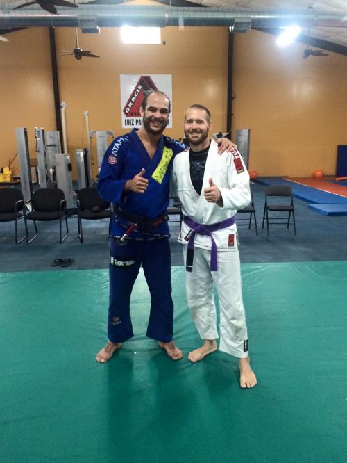With Bernardo Faria in 2015.
