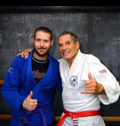 With Grandmaster Relson Gracie.