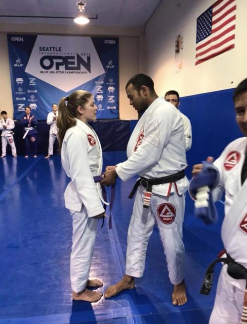 Purple belt · April 28, 2018 · Promoted by Carlos sievert