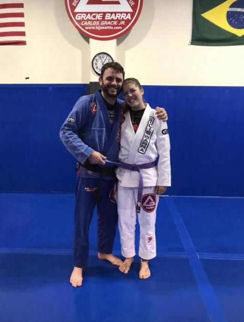 Purple belt · April 28, 2018 · Promoted by Carlos sievert