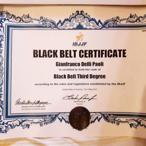 Black belt 3rd degree · December 9, 2016 · Promoted by rogerio olegario