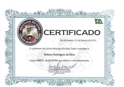 Black belt · November 11, 2010 · Promoted by Carlos Henrique rosa da silva