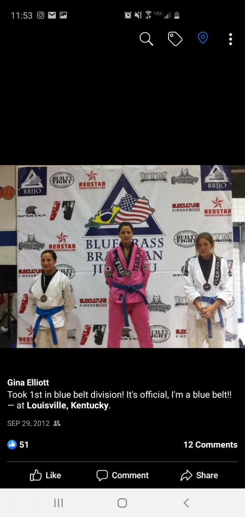 Blue belt · September 29, 2012 · Promoted by Scott Elliott