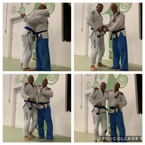 Blue belt · January 22, 2018 · Promoted by Carlos \\"Cavernicola\\" Rodriguez