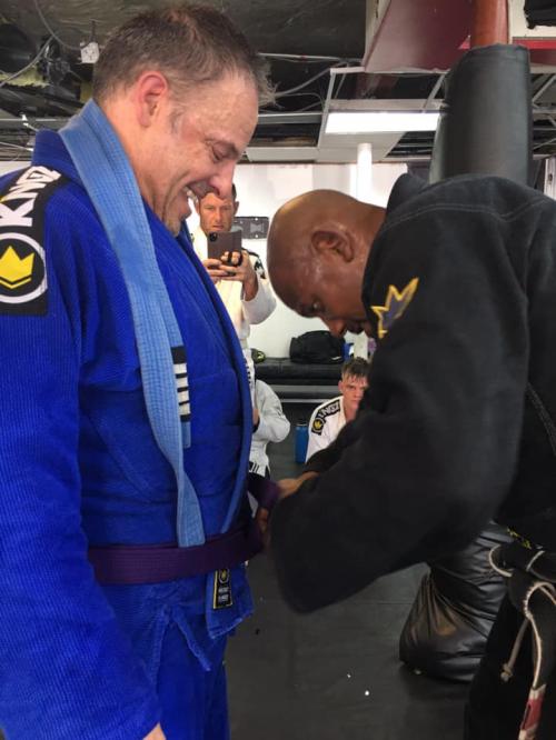 Purple belt · November 17, 2019 · Promoted by Damien Davis