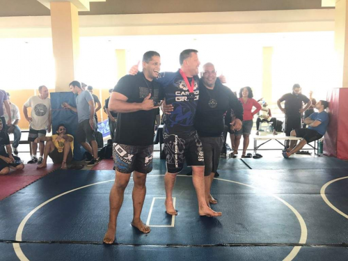 My 1st No Gi medal  (Always 2nd :)) as a white belt in the Blue belt Division.
