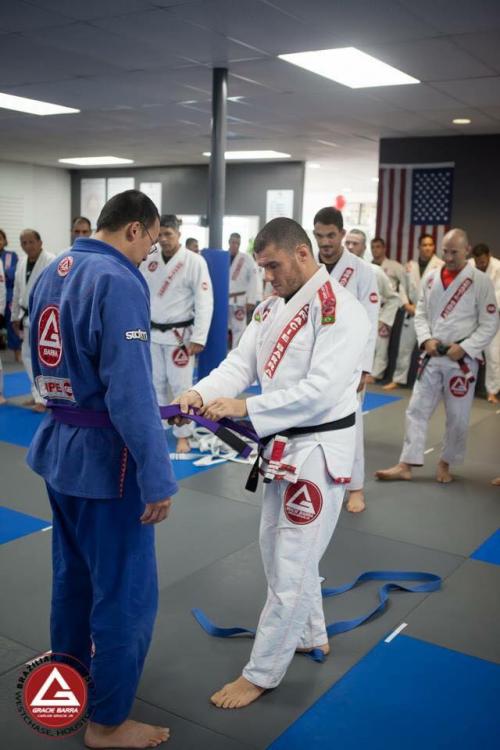 Purple belt · October 16, 2016 · Promoted by Ulpiano Malachias