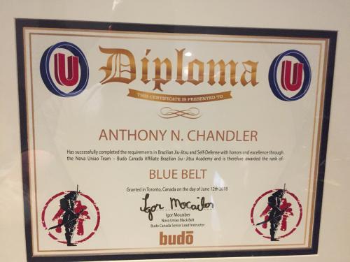 Blue belt · June 12, 2018 · Promoted by Igor Mocaiber