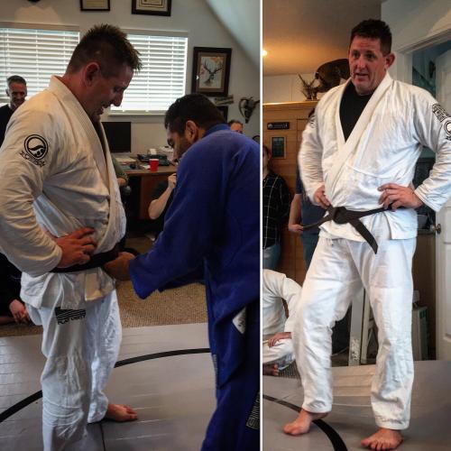 Brown belt · February 26, 2017 · Promoted by Carlos DeSantiago