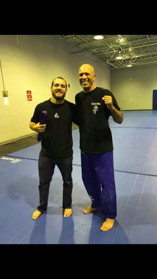 Purple belt · October 19, 2017 · Promoted by Royce Gracie