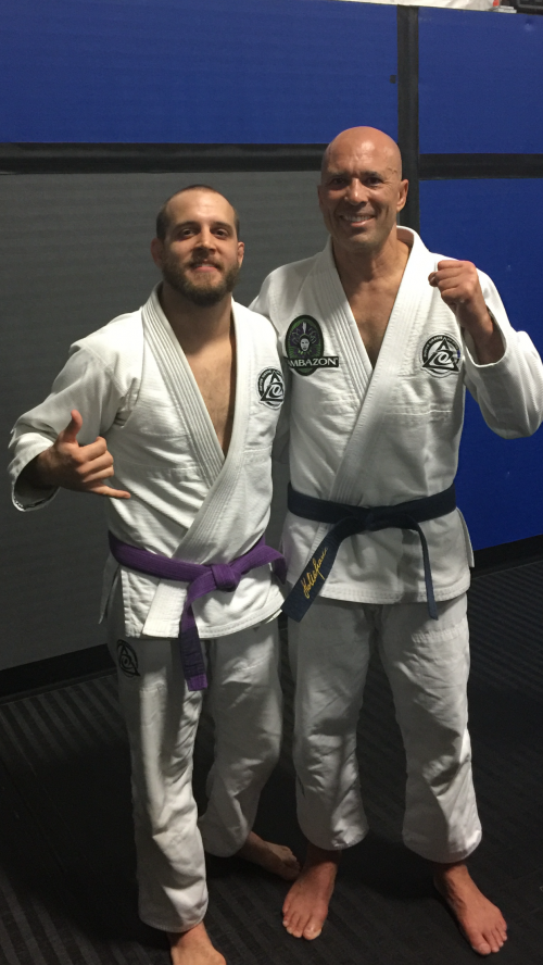 Purple belt · October 19, 2017 · Promoted by Royce Gracie