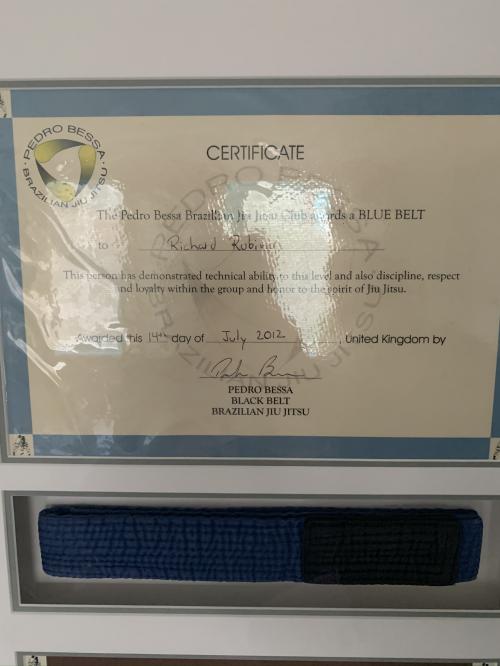 Blue belt · July 14, 2012 · Promoted by Pedro Bessa