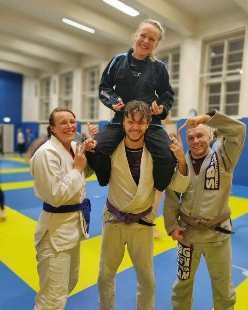 Blue belt · October 23, 2018 · Promoted by Jorgen Matsi