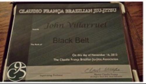 Black belt · November 16, 2013 · Promoted by Claudio Franca