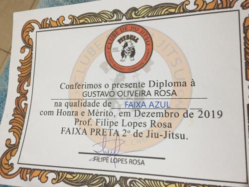 Blue belt · December 17, 2019 · Promoted by Eduardo  Figueira Rodrigues