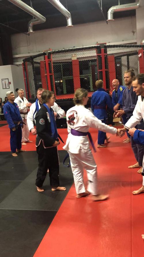Purple belt · July 11, 2019 · Promoted by Danny Dring