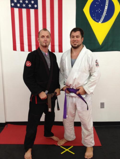 Purple belt · October 7, 2012 · Promoted by Benjamin Glossop