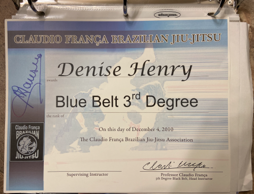Blue belt · December 4, 2010 · Promoted by Claudio Franca