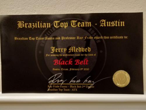 Black belt · February 9, 2020 · Promoted by Ruy Frade Freesz