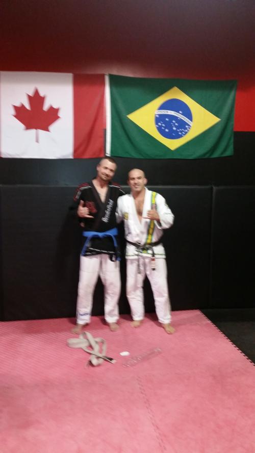 Blue belt · April 15, 2015 · Promoted by Anderson Goncalves