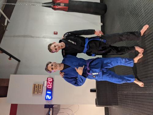 Blue belt · January 24, 2020 · Promoted by Morgan Baggs