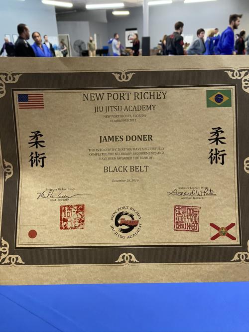 Black belt · December 28, 2019 · Promoted by Michael Geery