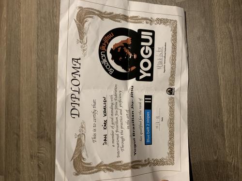 Blue belt · June 19, 2018 · Promoted by Marcelo Santiago