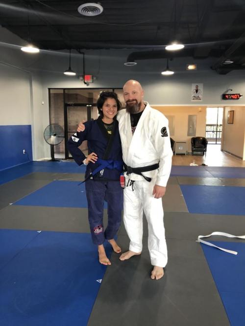 Blue belt · August 17, 2018 · Promoted by Brian Marvin