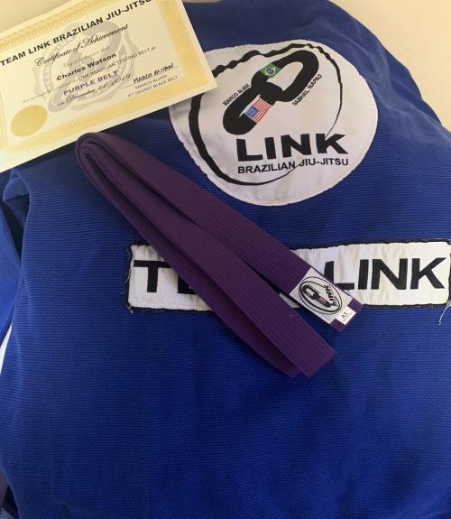 Purple belt · December 14, 2019 · Promoted by Marco Alvan