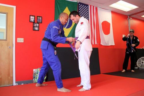Purple belt · November 4, 2017 · Promoted by Kevin Watson