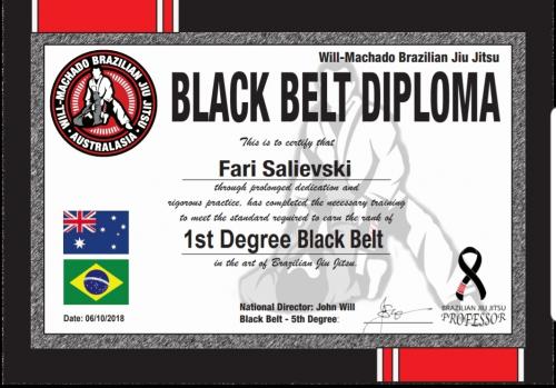 Black belt · May 7, 2016 · Promoted by John B Will