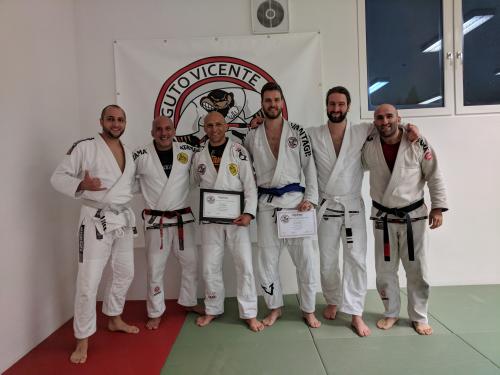 Blue belt · October 29, 2017 · Promoted by Guto Vicente