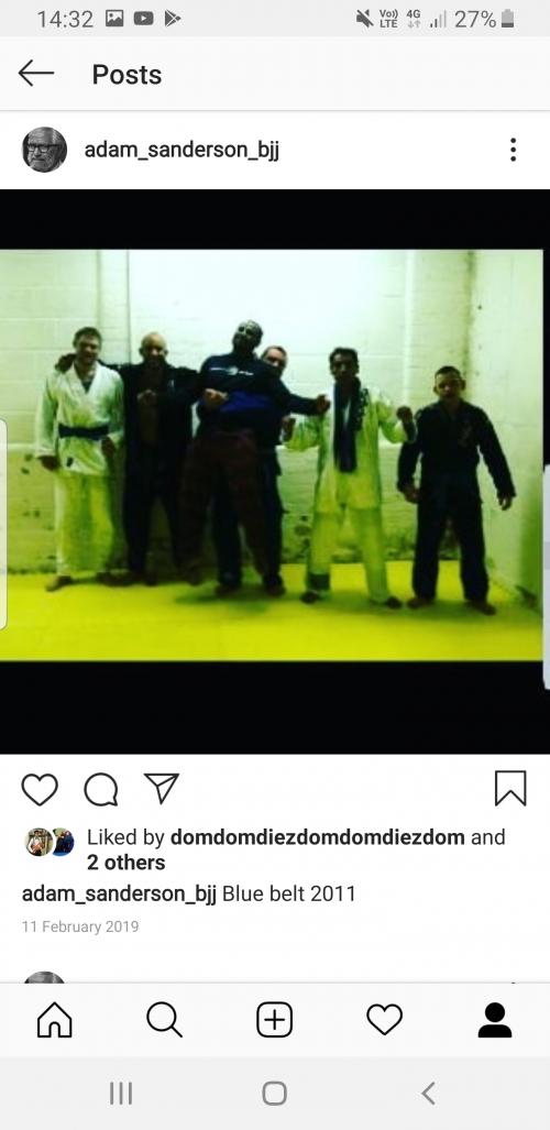 Blue belt · February 11, 2011 · Promoted by Ian malone