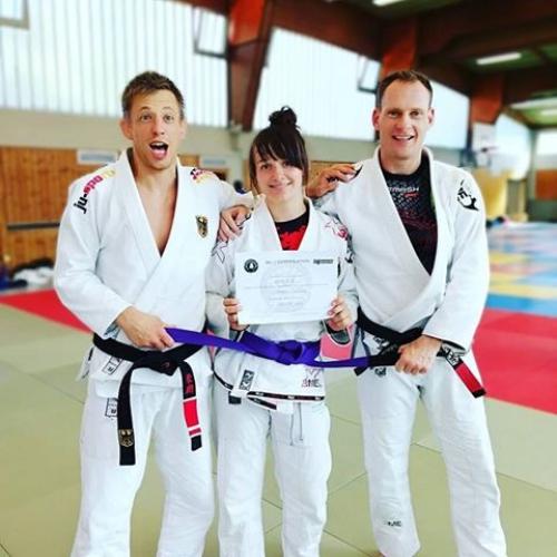 Purple belt · September 14, 2018 · Promoted by Christian Kühn